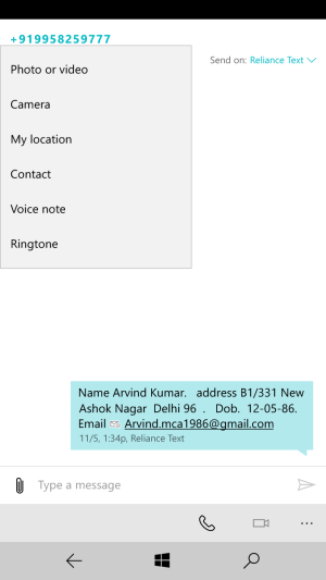 Chat and text easily